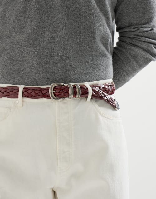 Leather belts for men | Brunello Cucinelli