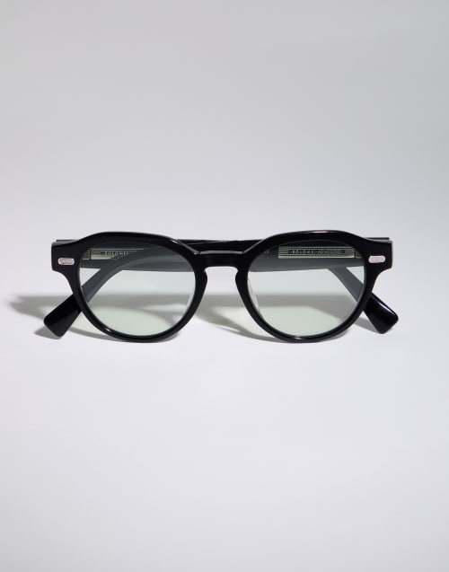 Round acetate frame Black Eyewear - Brunello Cucinelli
