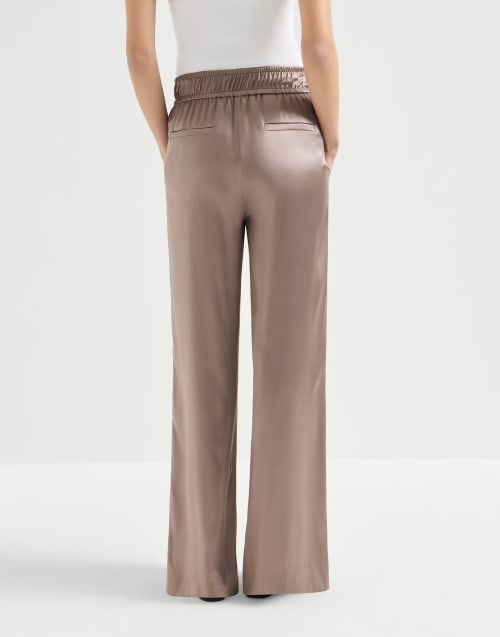 Track trousers Cocoa Woman - Brunello Cucinelli