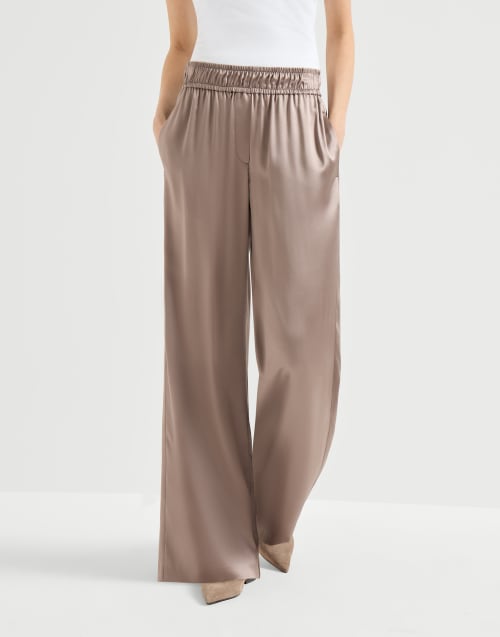 Track trousers Cocoa Woman - Brunello Cucinelli