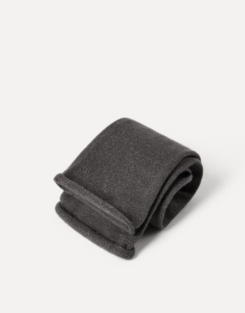 Cashmere knit socks Anthracite Woman - Brunello Cucinelli