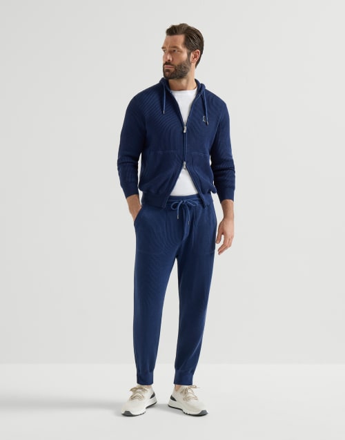 Cotton chiné knit runners Panama Man - Brunello Cucinelli