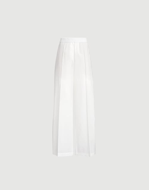 Loose Track trousers White Woman - Brunello Cucinelli