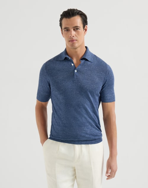 Pull en maille Denim Homme - Brunello Cucinelli