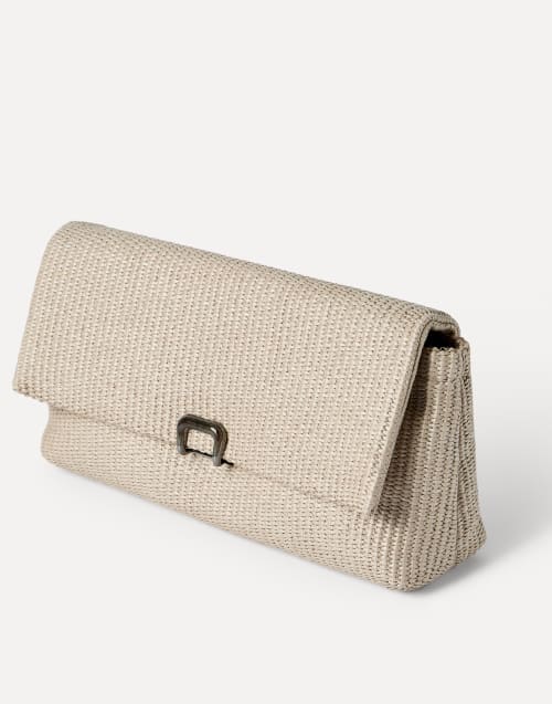 Сумка-клатч Sartorial Pouch Бежевый Женщина - Brunello Cucinelli