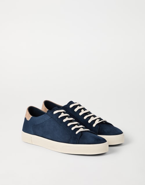 Suede sneakers Blue Man - Brunello Cucinelli