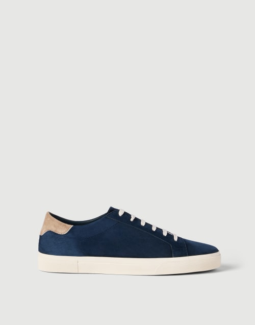 Suede sneakers Blue Man - Brunello Cucinelli