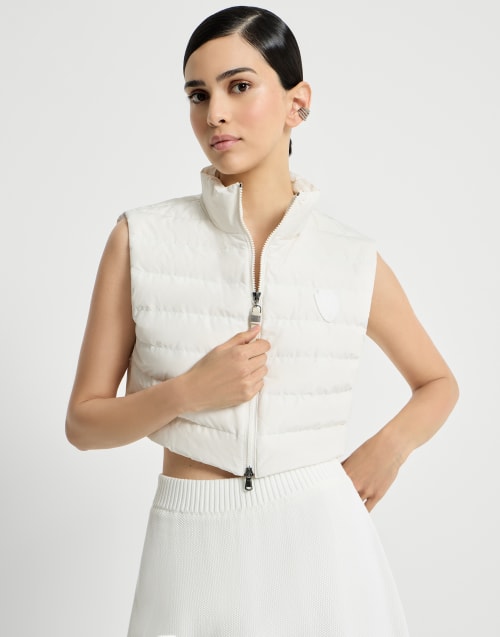 Taffeta down jacket Cherry Woman - Brunello Cucinelli