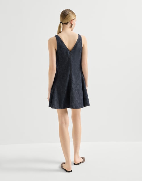 Mini robe Denim Foncé Femme - Brunello Cucinelli