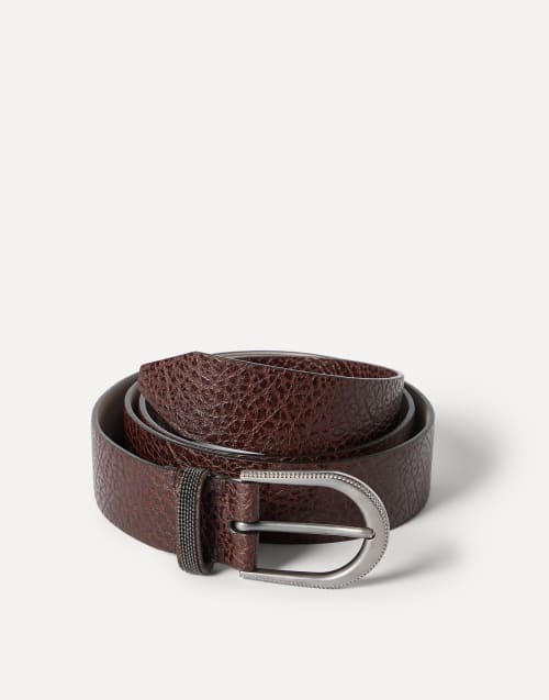 Ceinture en veau Marron Femme - Brunello Cucinelli