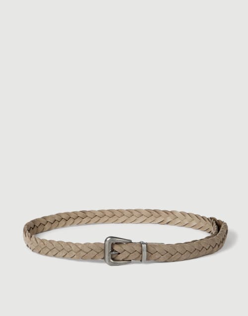 Braided belt Beige Woman - Brunello Cucinelli