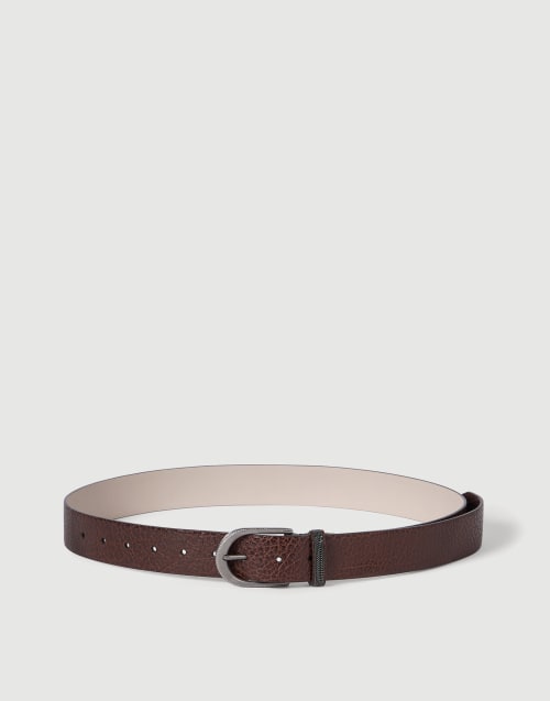 Gürtel aus Kalbsleder Braun Damen - Brunello Cucinelli