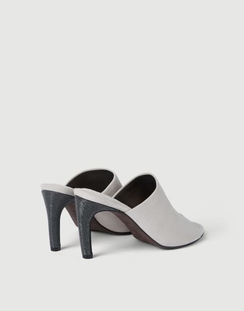 Suede heels Grey Woman - Brunello Cucinelli