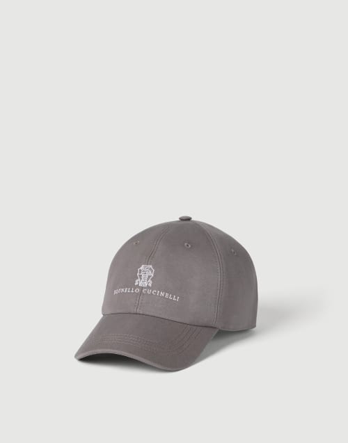 Berretto Baseball Uomo Brunello Cucinelli In Misto Cashmere E Velluto A Coste, Colore Mauve, Taglia M