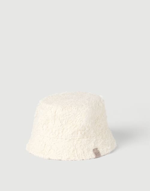 Bucket hat Ecru Woman - Brunello Cucinelli