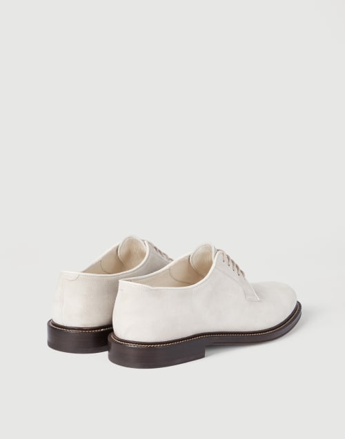 Derbies en cuir de veau retourné Panama Homme - Brunello Cucinelli