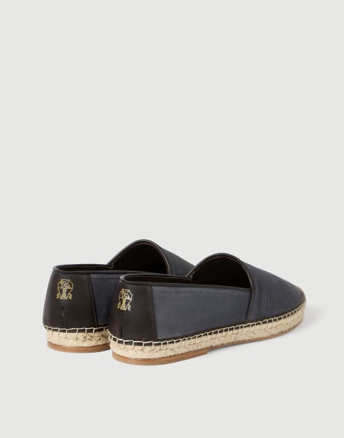 Calfskin espadrilles Denim Man - Brunello Cucinelli