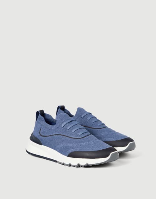 Knit runners Blue Man - Brunello Cucinelli