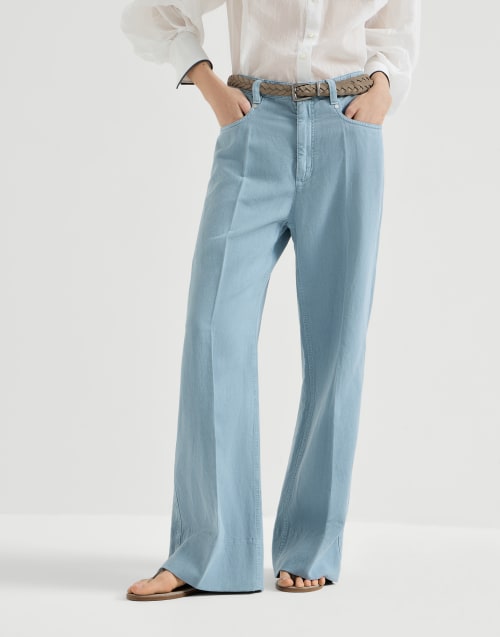 Loose trousers Denim Woman - Brunello Cucinelli