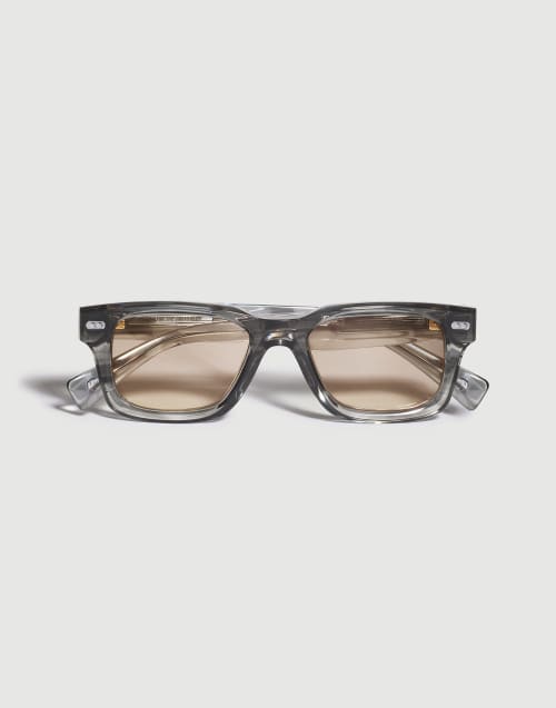 18k gold-plated aperitif frame Anthracite Eyewear - Brunello Cucinelli