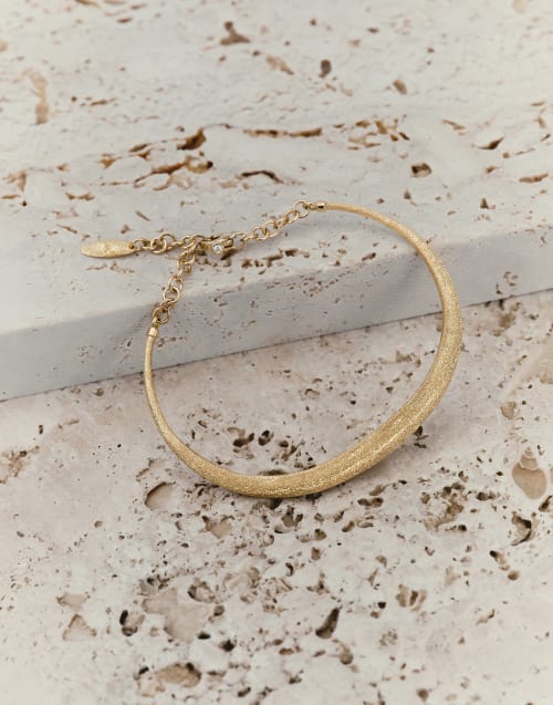 18k Gold bracelet with 0.015ct Diamond Gold Woman - Brunello Cucinelli