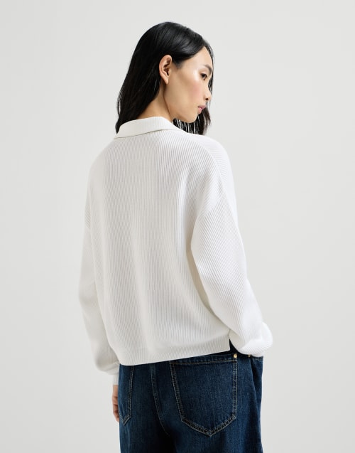 Polo-style sweater Panama Woman - Brunello Cucinelli