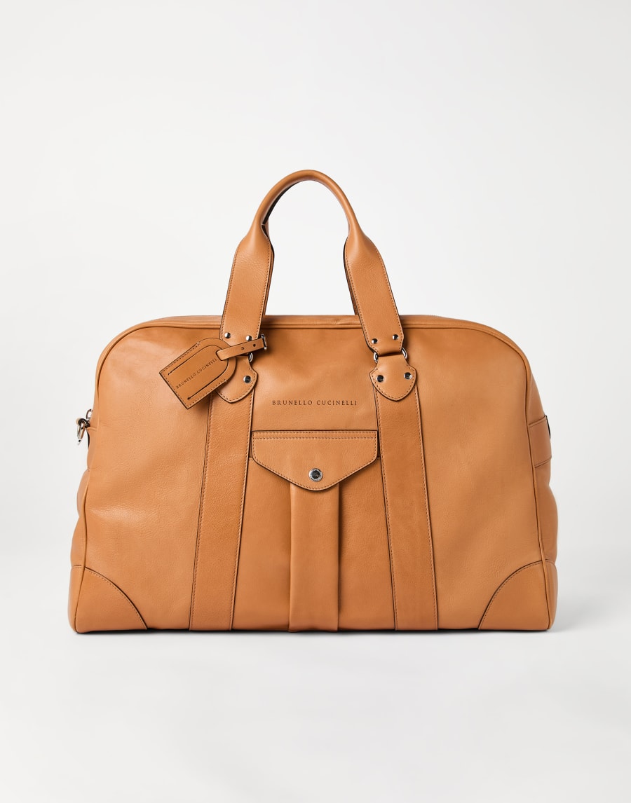Vachetta bag Cognac Man - Brunello Cucinelli