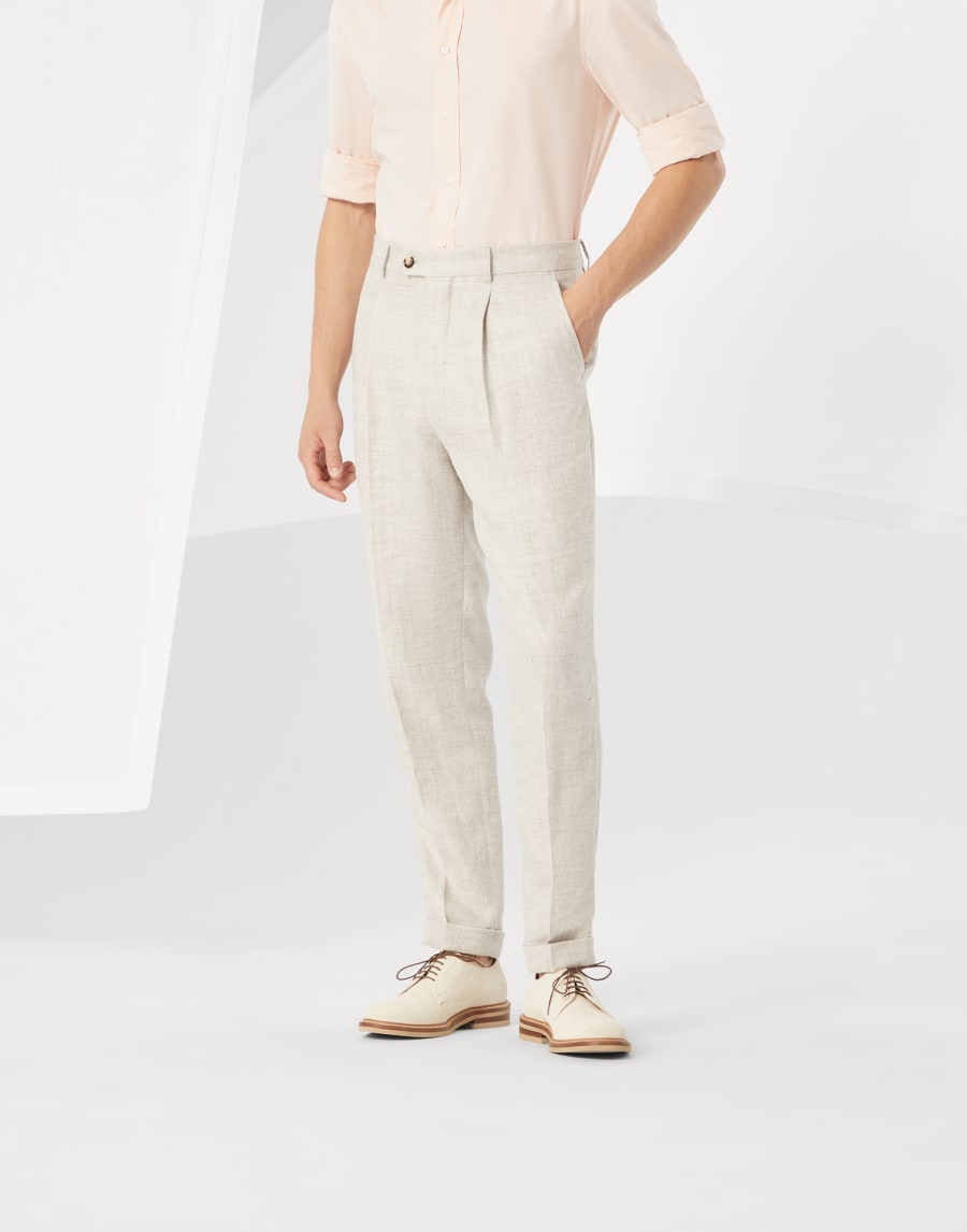 Pantalone leisure fit Yuta Uomo - Brunello Cucinelli