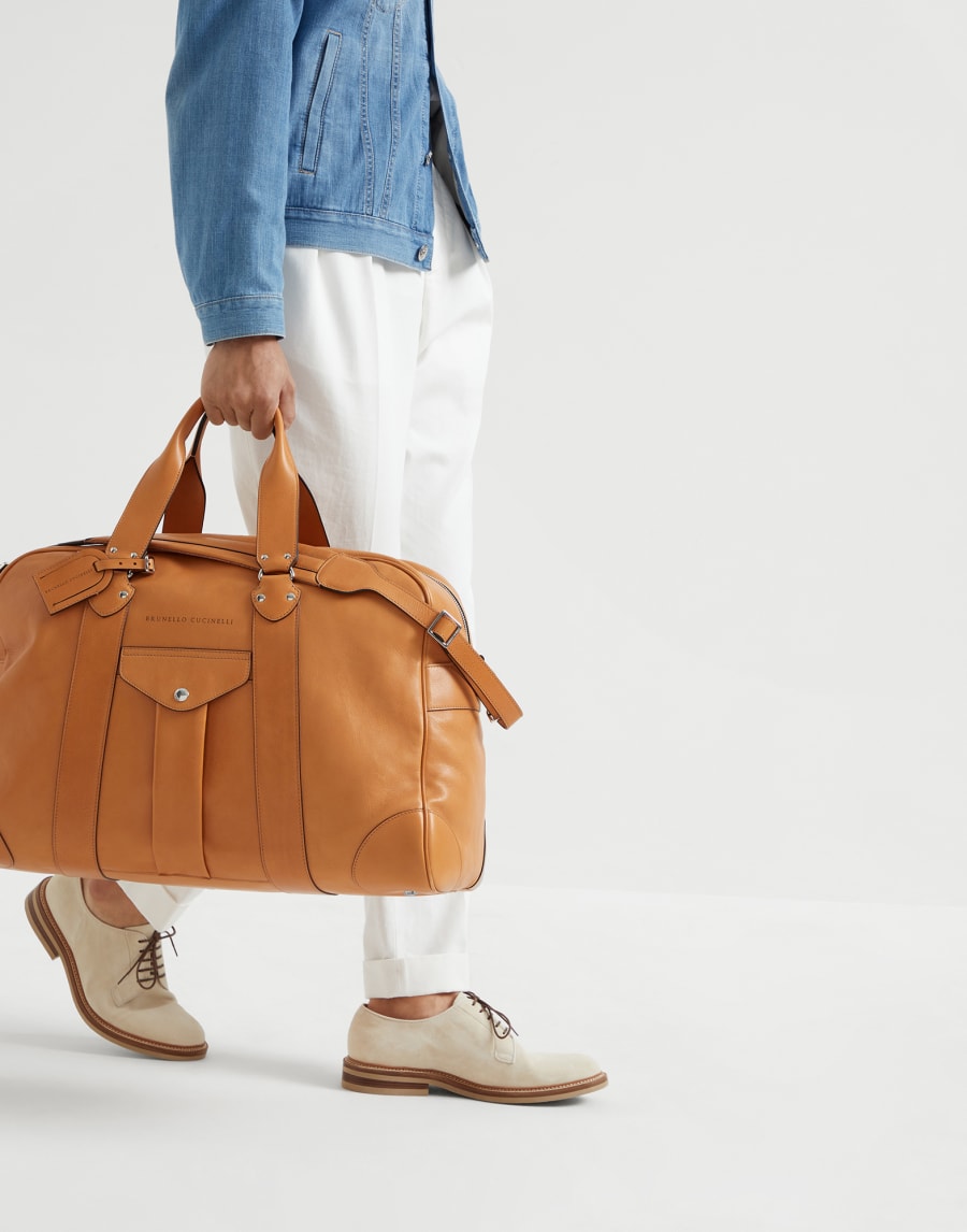 Vachetta bag Cognac Man - Brunello Cucinelli