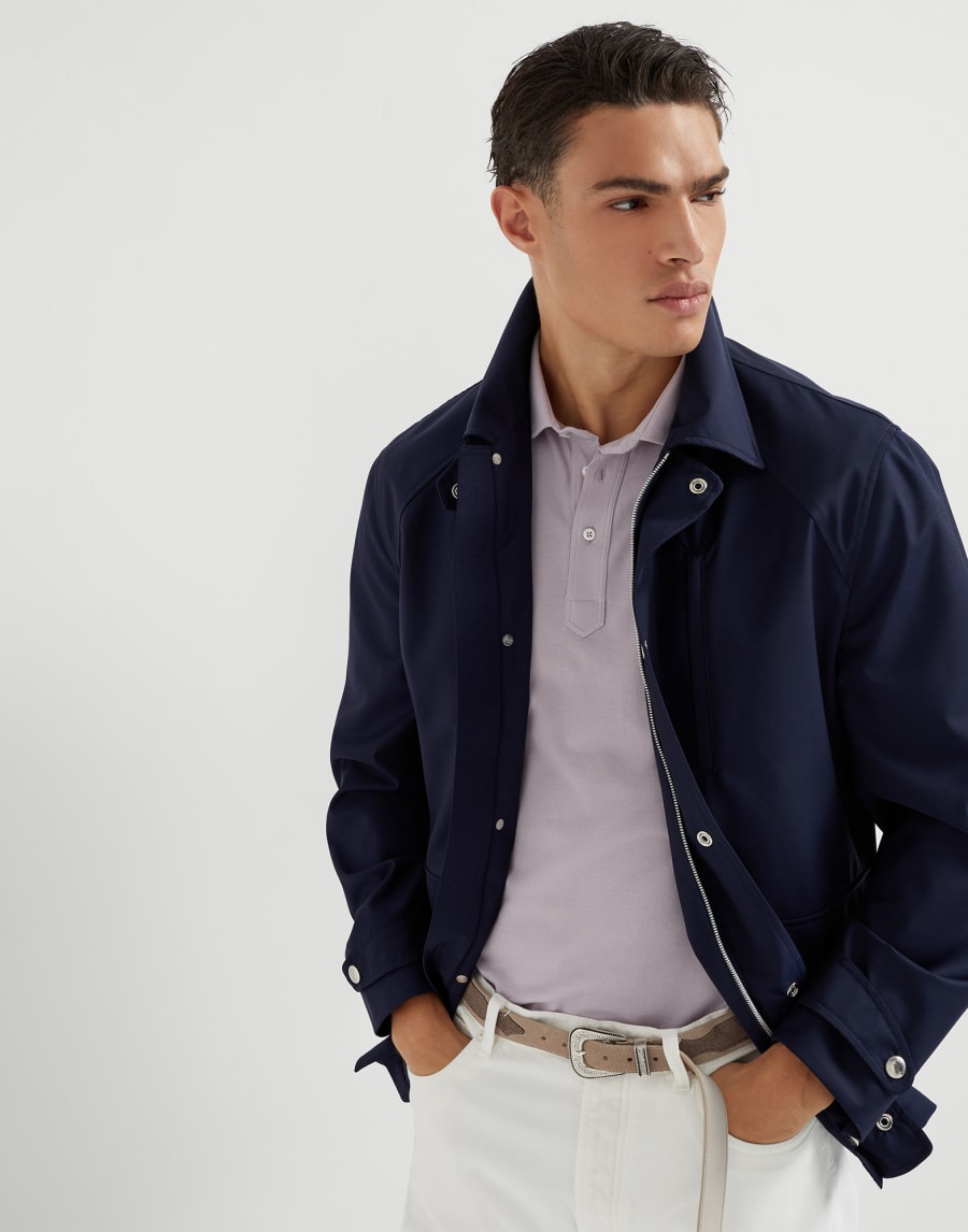 Field jacket Blu Uomo - Brunello Cucinelli