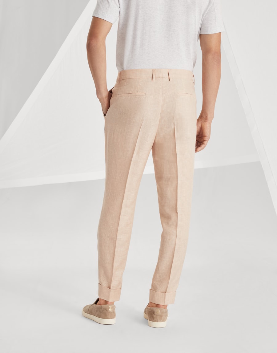 Prince of Wales trousers Melon Man - Brunello Cucinelli