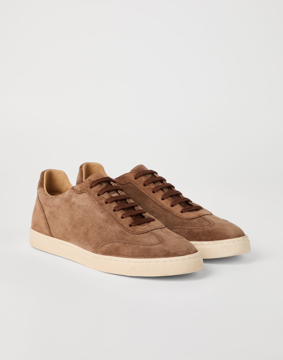 Suede sneakers Brown Man - Brunello Cucinelli