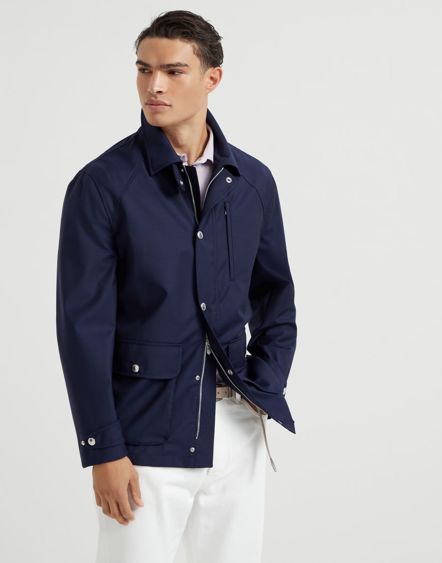 Field jacket Blu Uomo - Brunello Cucinelli