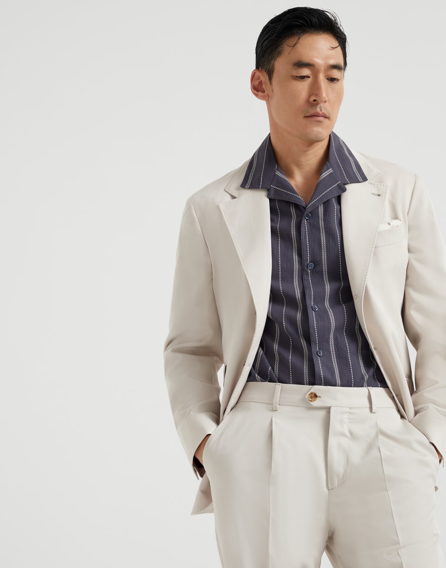 Twill unconstructed blazer Yuta Man - Brunello Cucinelli