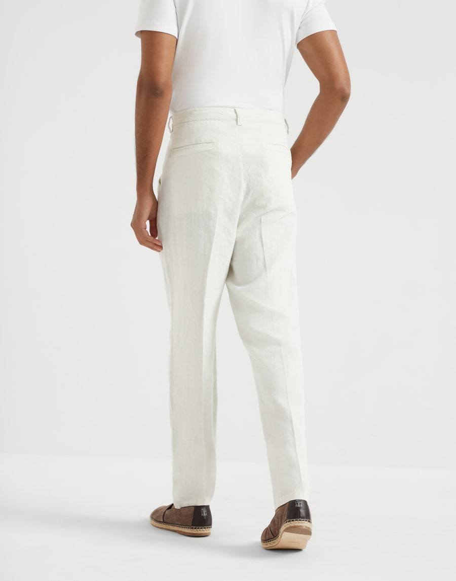 Leisure fit trousers White Man - Brunello Cucinelli