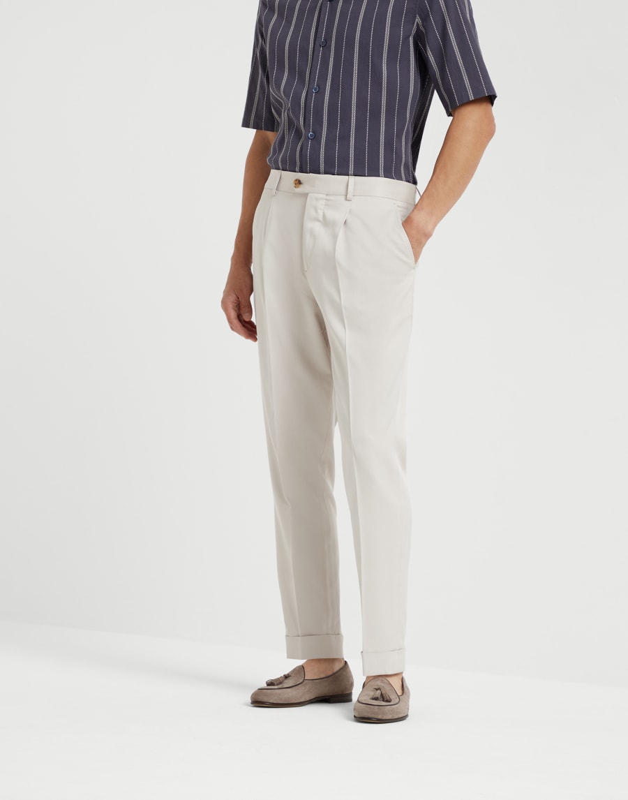Pantalone in twill Yuta Uomo - Brunello Cucinelli