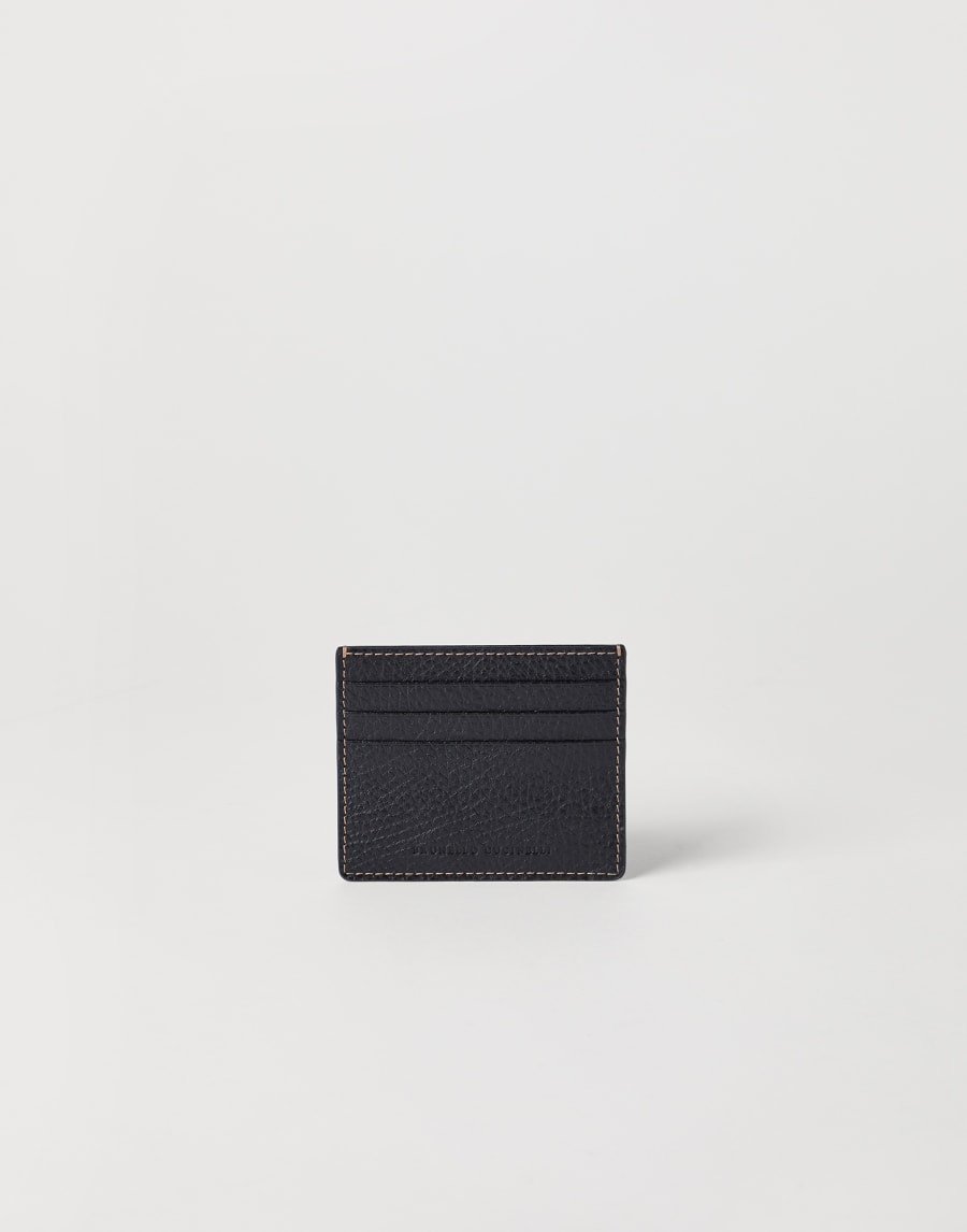 Calfskin card case Black Man - Brunello Cucinelli