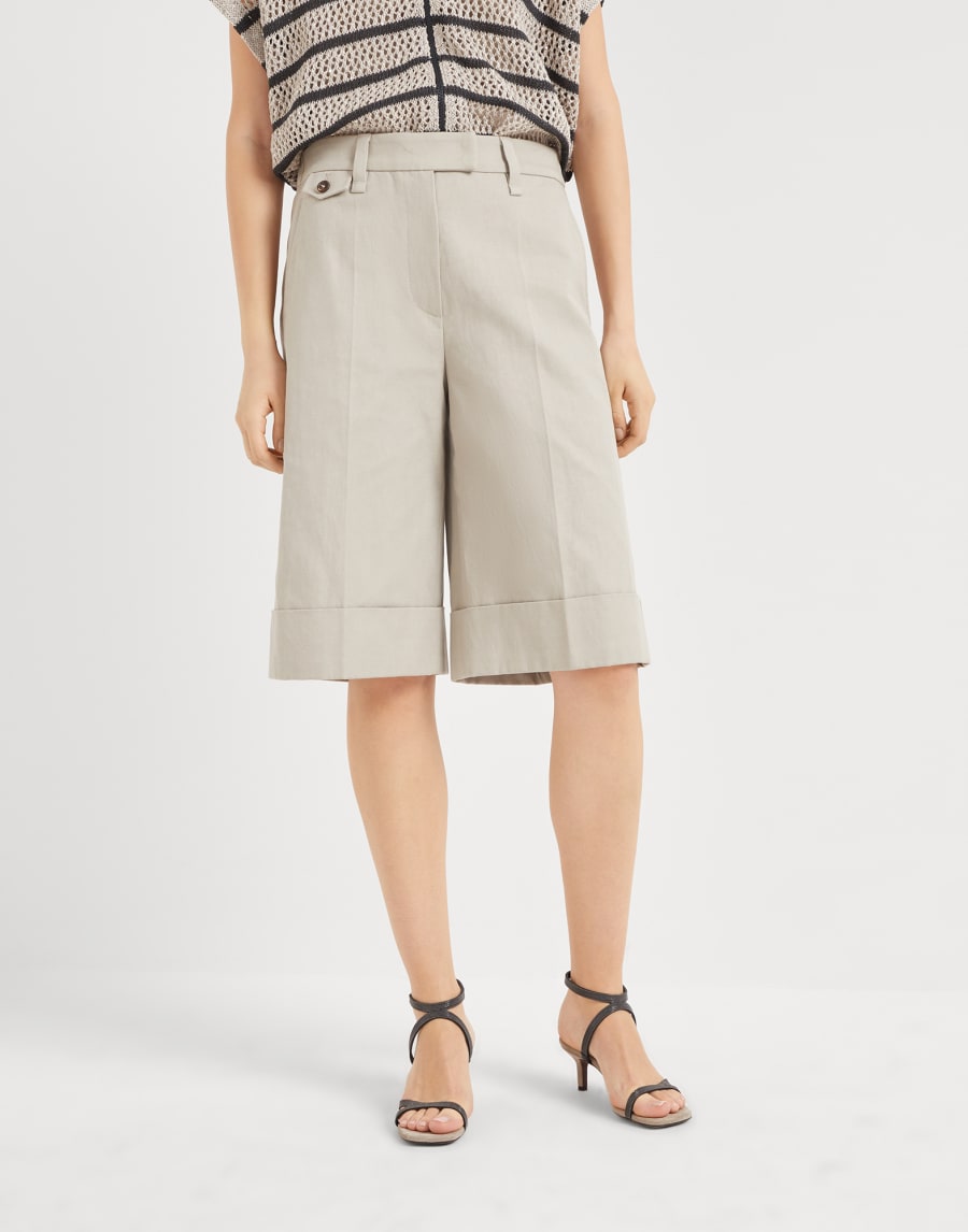 Бермуды Sartorial Long Песок пустыни Женщина - Brunello Cucinelli