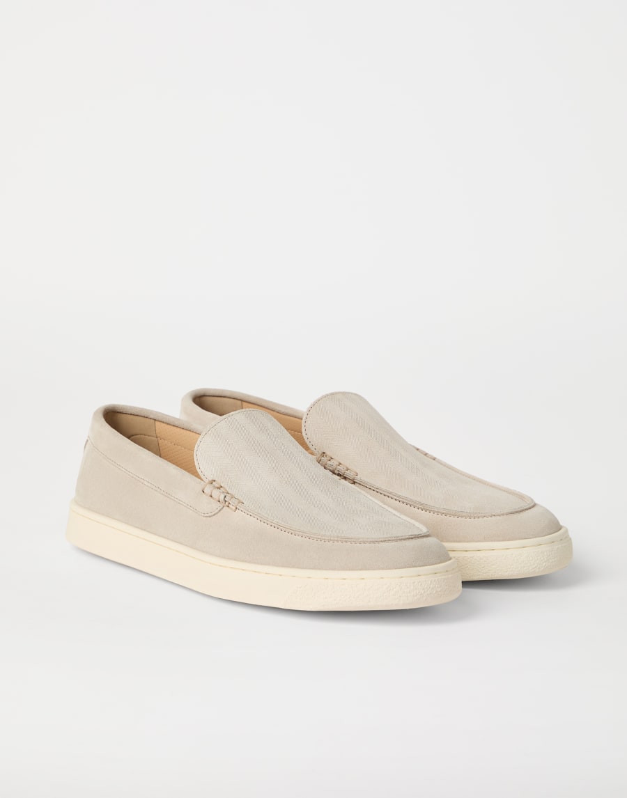 Suede loafers Oat Man - Brunello Cucinelli