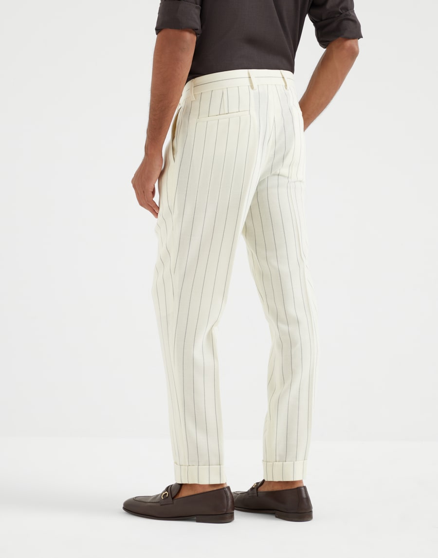 Hose mit Nadelstreifen Panama Herren - Brunello Cucinelli