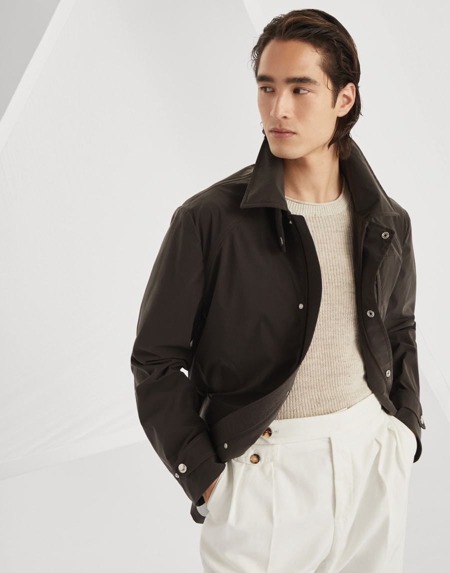 Field jacket Brown Man - Brunello Cucinelli