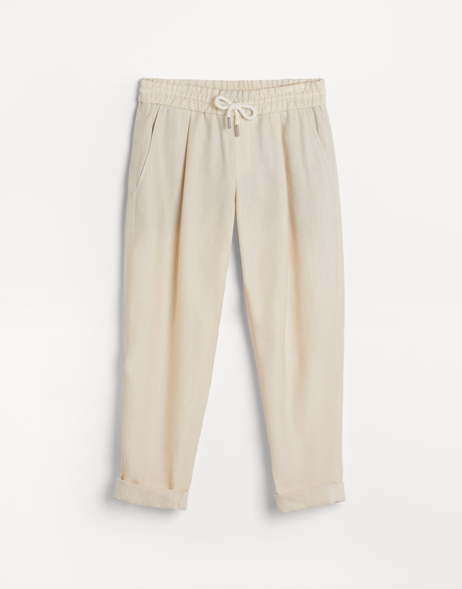 ギャバジン トラウザーズ ライトブラウン ボーイズ - Brunello Cucinelli