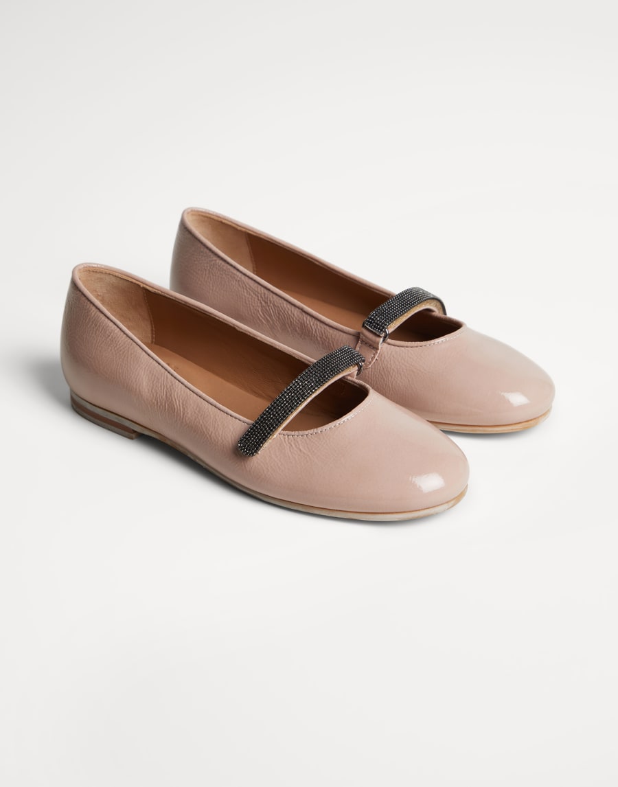 Leather flats Pink Girls - Brunello Cucinelli