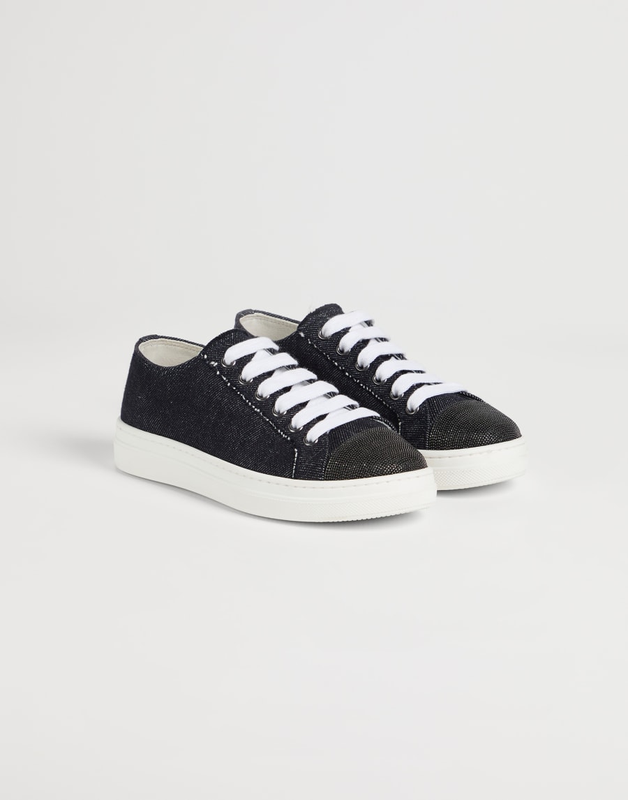 Denim sneakers Off-White Girls - Brunello Cucinelli