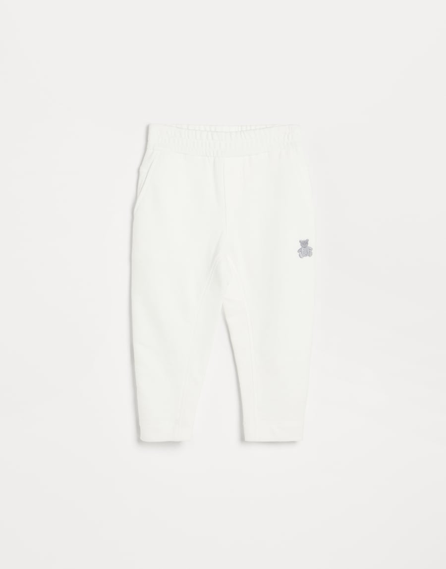 Cotton Bernie trousers Off-White Baby - Brunello Cucinelli