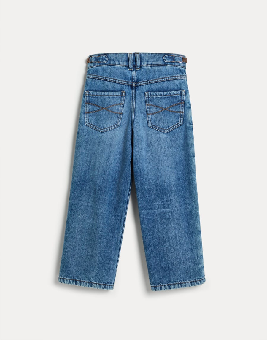 ソフトデニム トラウザーズ デニムブルー ガールズ - Brunello Cucinelli