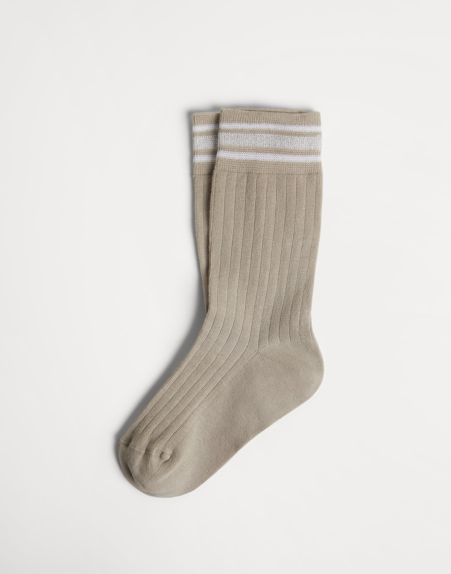 Ribbed socks Oat Girls - Brunello Cucinelli