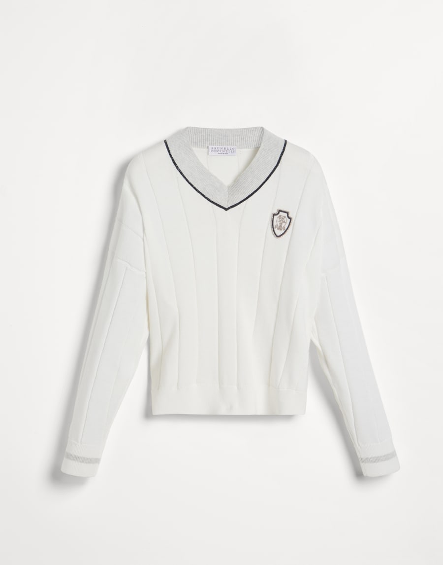 Cotton sweater Panama Girls - Brunello Cucinelli