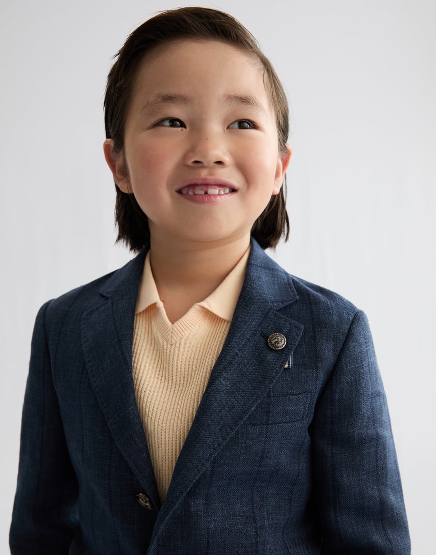 Трикотажное поло Оранжевый Мальчики - Brunello Cucinelli