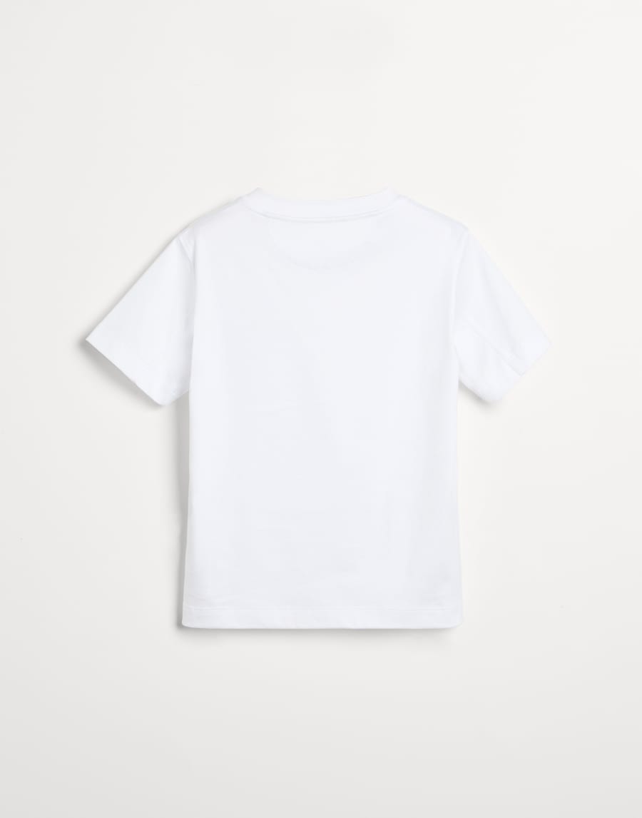 Jersey T-shirt White Boys - Brunello Cucinelli